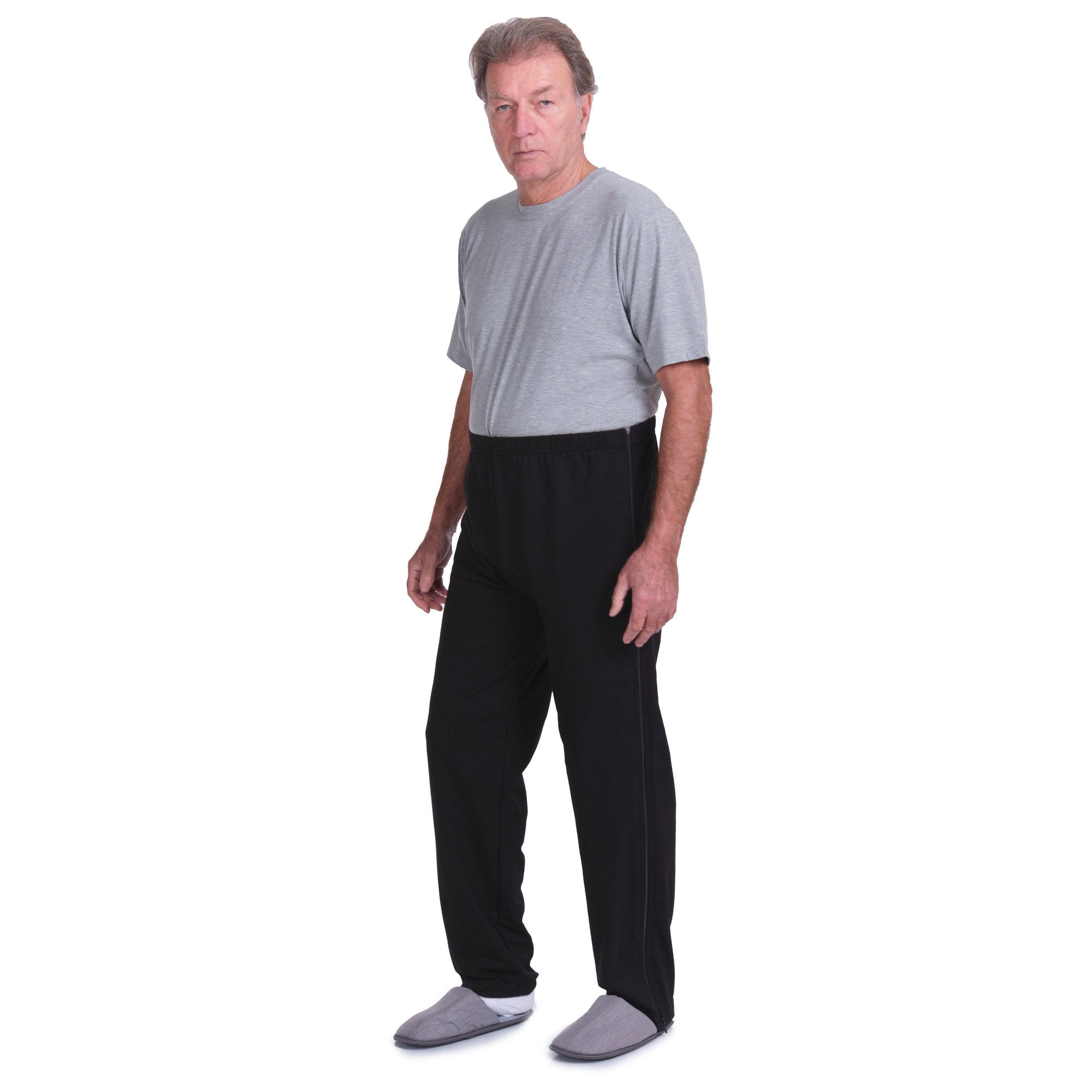 Post-operative rehabilitation trousers with zips on both sides - Morbidezza 9038