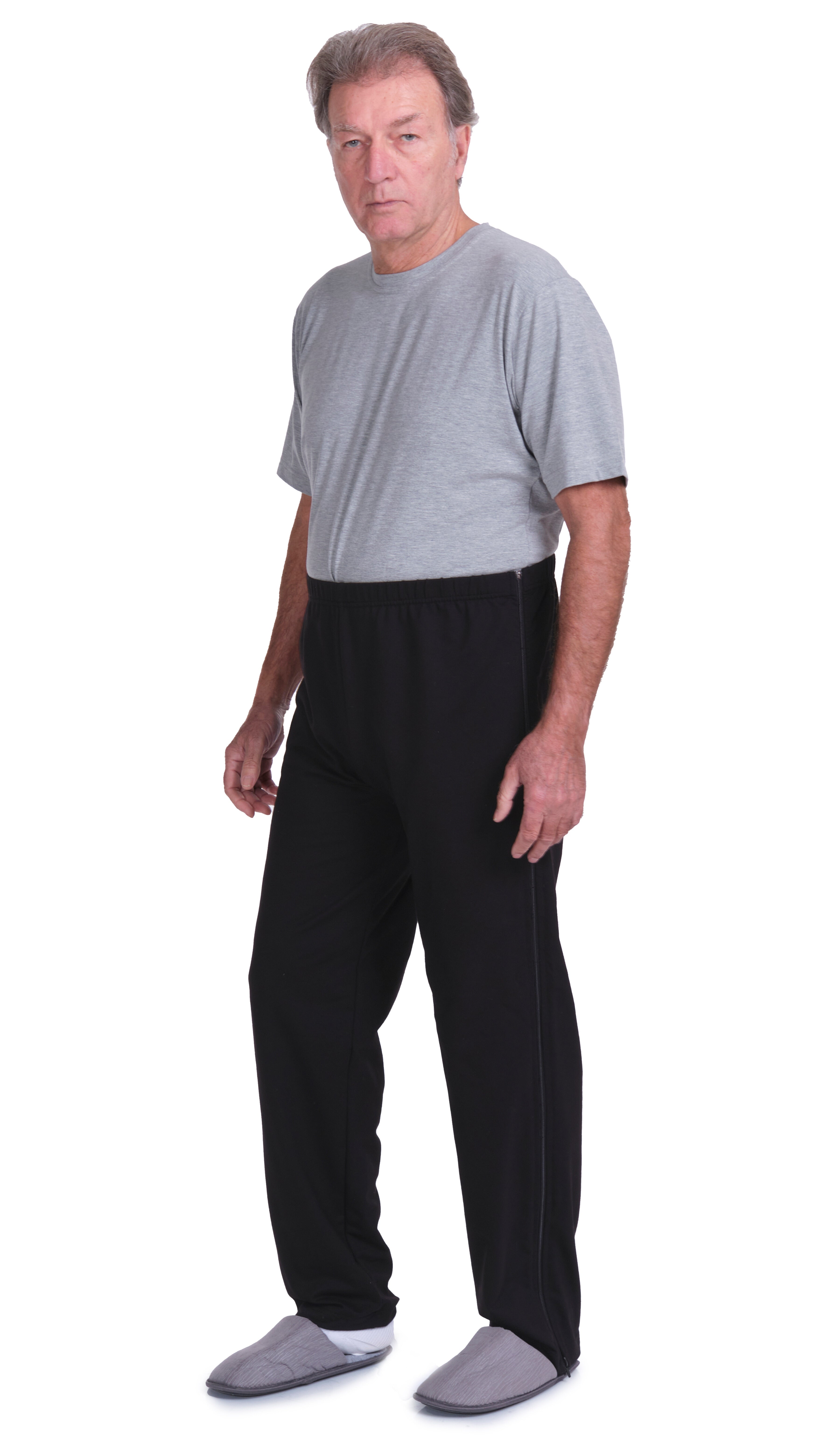 Post-operative rehabilitation trousers with zips on both sides - Morbidezza 9038