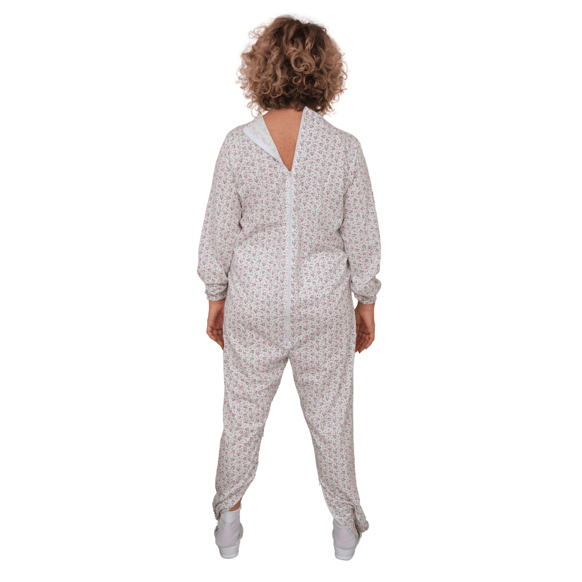 Ferrucci Comfort anti-strip adaptive cotton onesie pajamas, style 9012/2, featuring comfortable, easy-to-wear design for sensitive skin.
