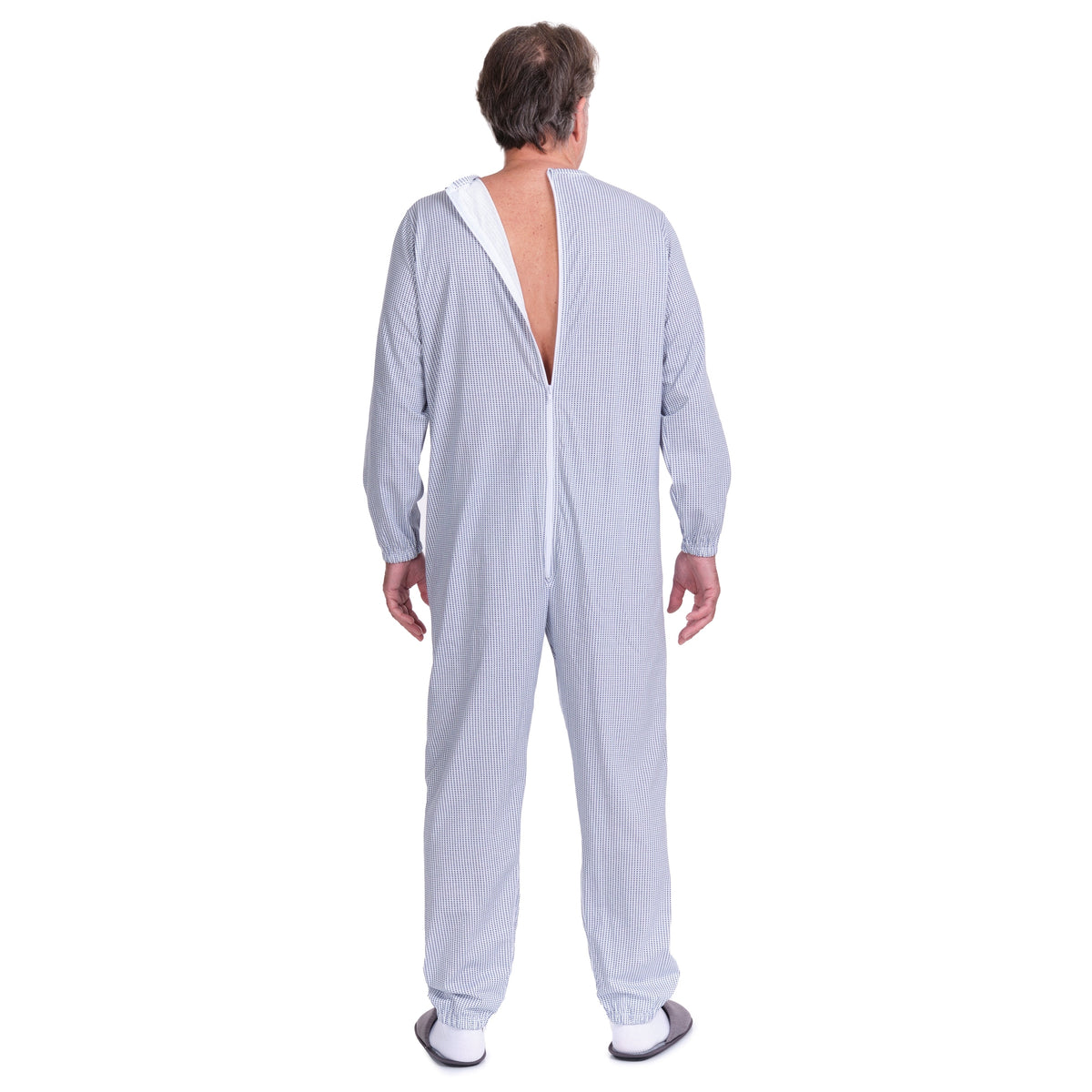 Ferrucci Comfort anti-strip adaptive pyjamas onesie made of 100% cotton with secure fit and soft fabric, designed for comfort and ease.