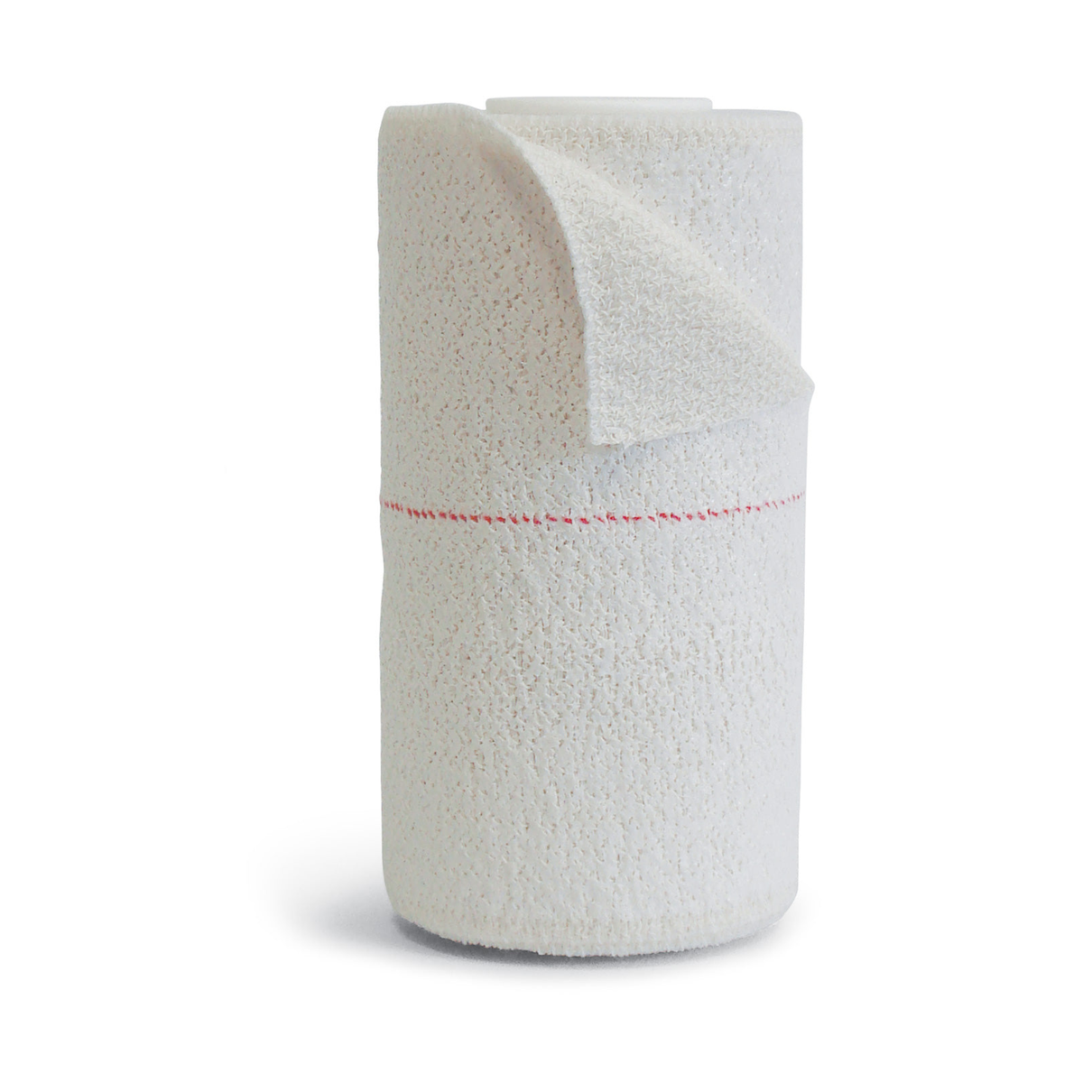 Elastic adhesive bandage by Ferrucci Comfort, 10 cm wide and 4.5 meters long, shown wrapped around a supportive limb.