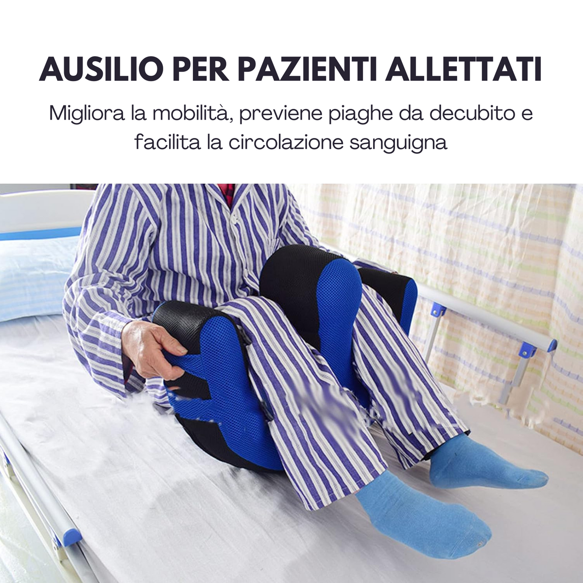 Breathable Ferrucci Comfort patient turning cushion, a rotating pillow designed for bedridden, elderly, and disabled patients.