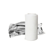 Ferrucci Comfort Zinc Oxide Rigid Bandage, 5m x 10cm, providing soothing support for edema, ulcers, sprains, and contusions.