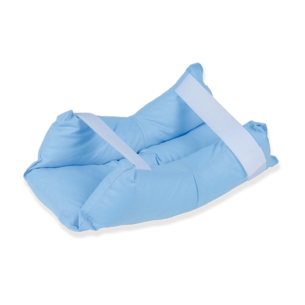 GIMA heel protector with adjustable Velcro straps, 100% cotton lining, breathable design for pressure ulcer prevention.