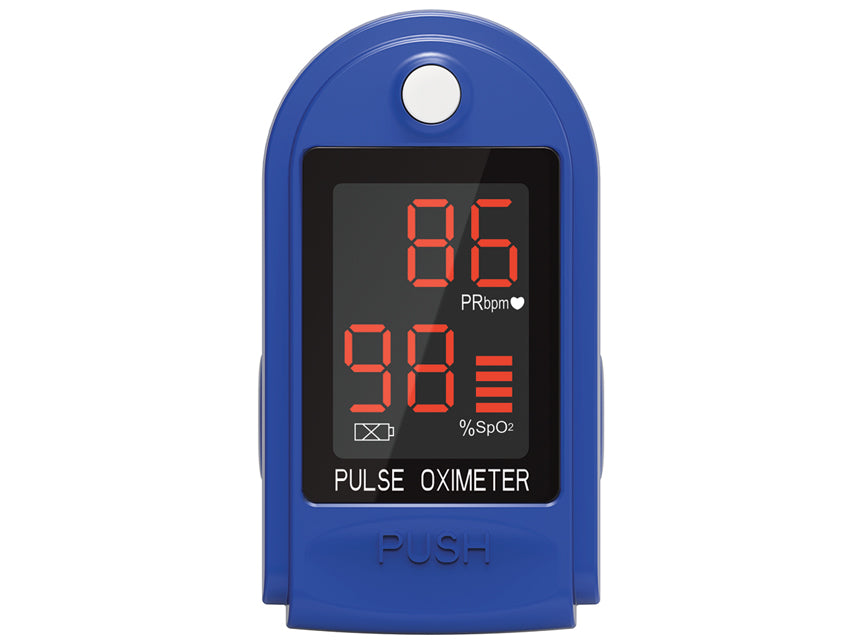GIMA Pulse Oximeter OXY 1 Professional fingertip device measuring oxygen saturation and heart rate display.