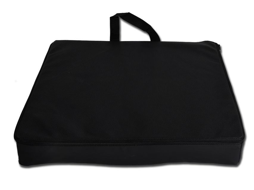 HERDEGEN anti-decubitus cushion made of memory foam, 41x41x6 cm ergonomic seat pad for pressure relief and comfort.
