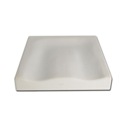Herdegen ergonomic anti-decubitus cushion made of memory foam, 41x41x6 cm, designed for pressure relief and comfort.