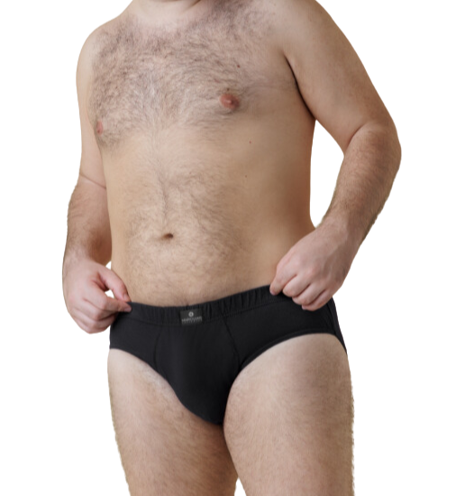 Men’s oversize briefs by Marc Luis, 6-pack, made of 100% combed cotton, Italian craftsmanship, comfortable men's underwear
